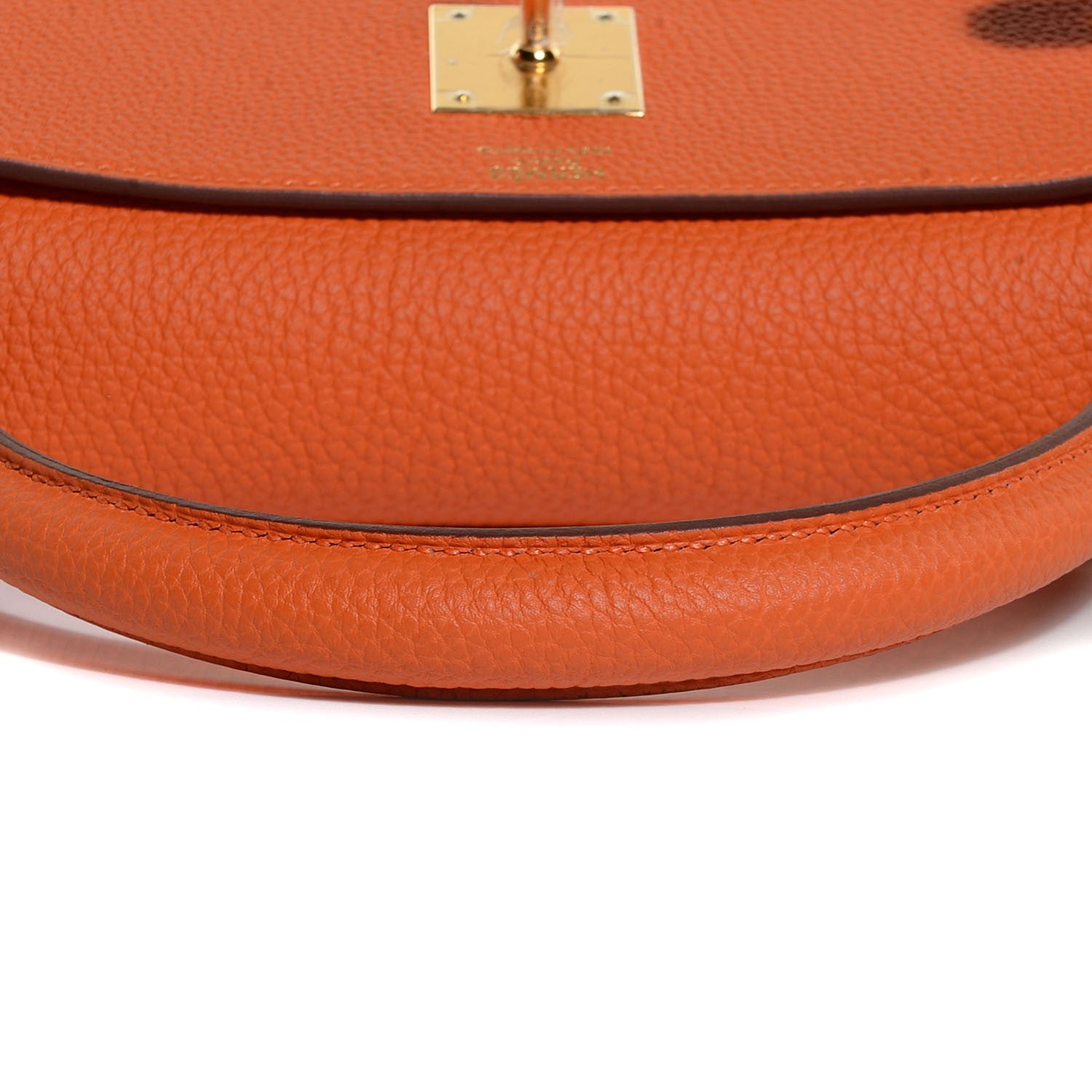 Hermes Togo Kelly Retourne 32 Orange 9 of 22