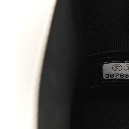 Chanel Caviar Quilted My Everything Small Flap White Black 7 of 10