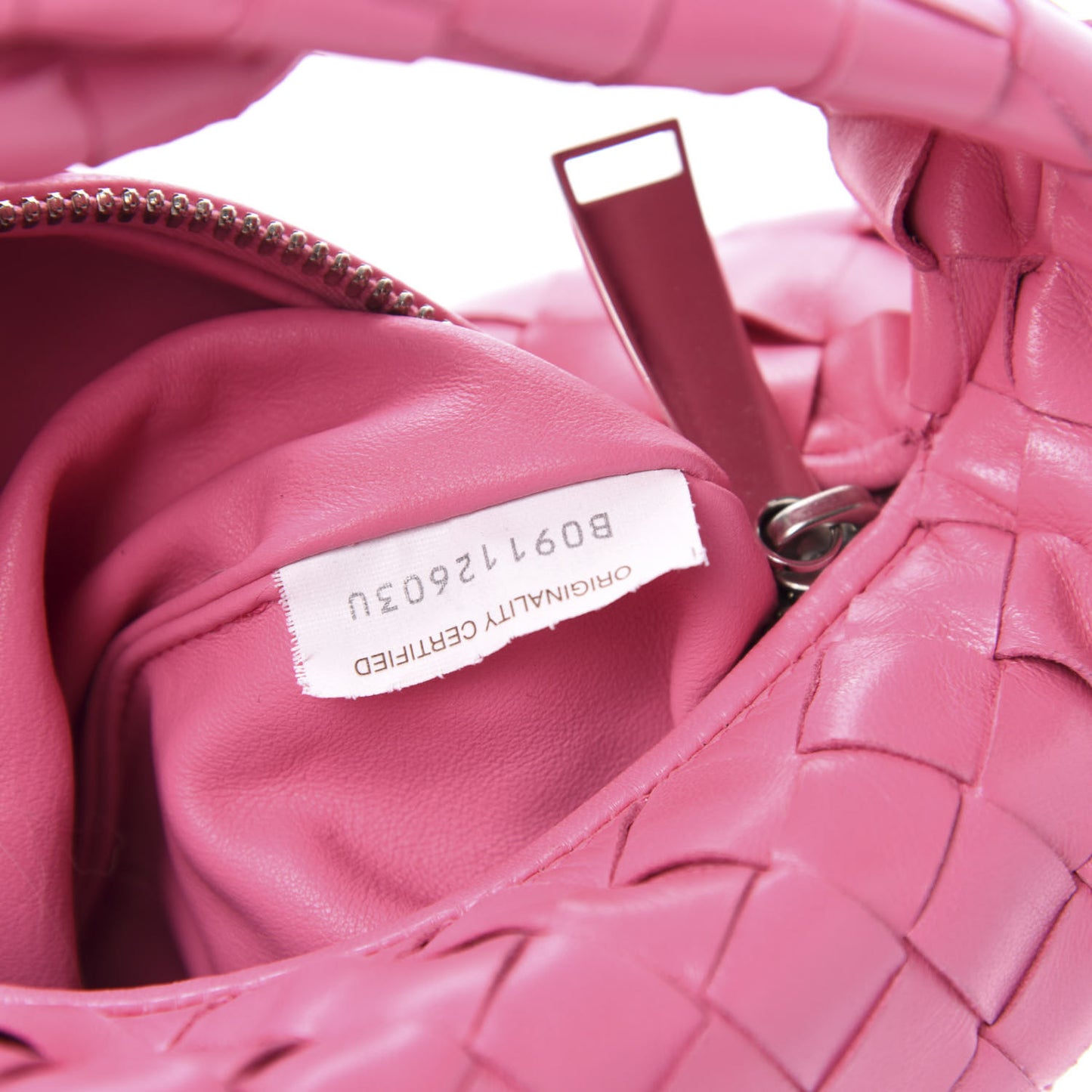 Nappa Intrecciato Mini Jodie Pink