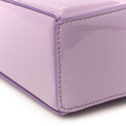 Givenchy Patent Padded Small Cut Out Shoulder Bag Lilac 9 of 10