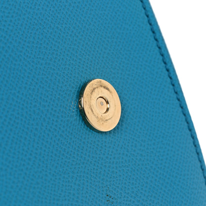 Dolce & Gabbana Dauphine Calfskin Medium Miss Sicily Satchel Blue 12 of 14
