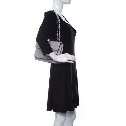 Chanel Lambskin Quilted Small CC Box Flap Grey 2 of 11