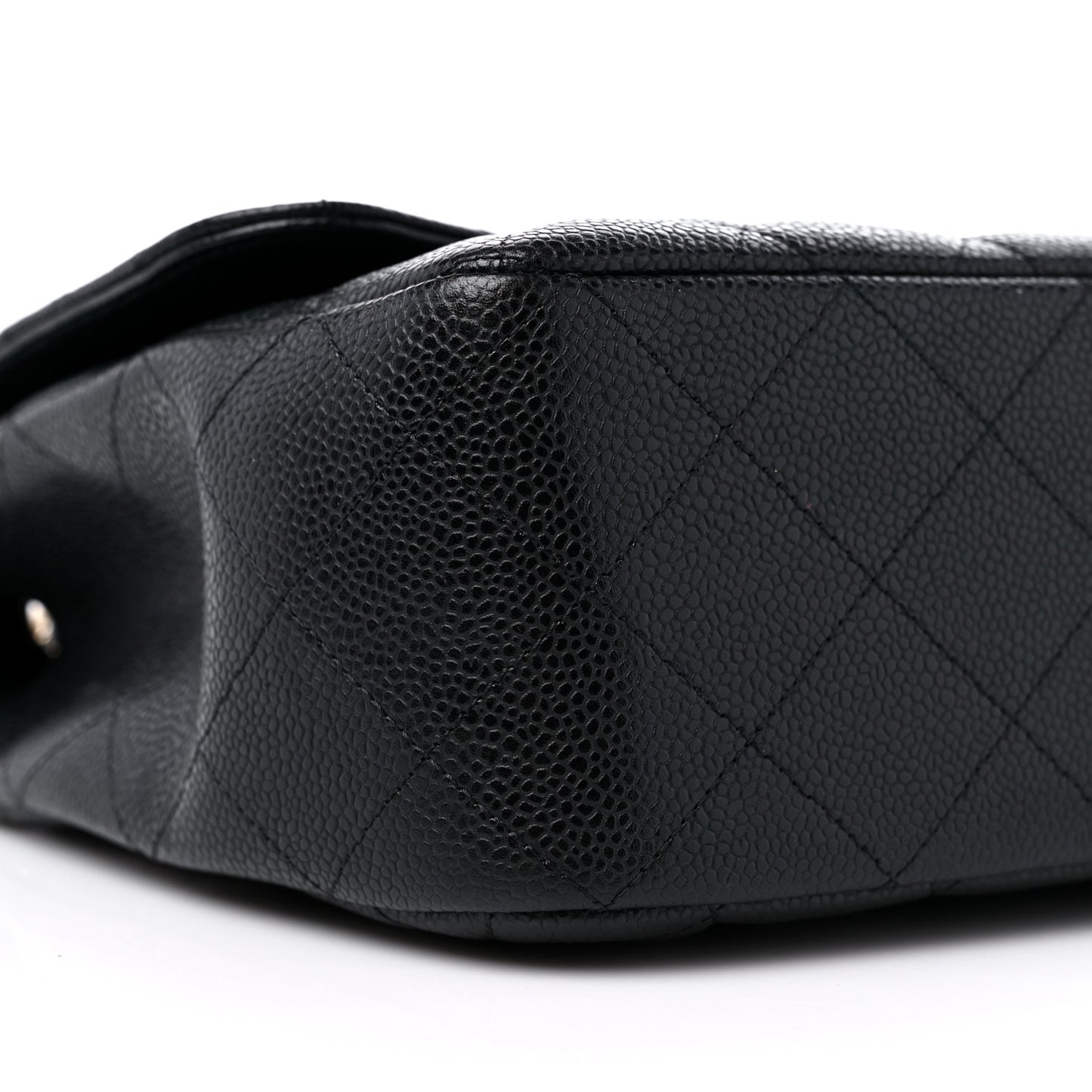 Caviar Quilted Jumbo Single Flap Black