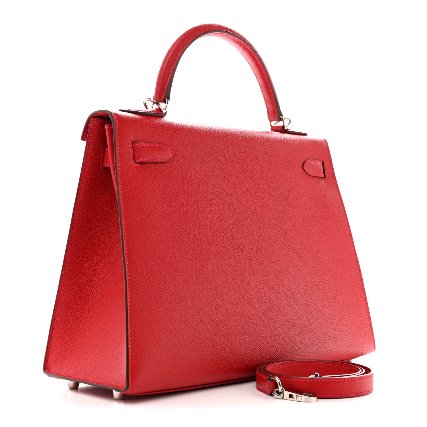 Hermes Epsom Kelly Sellier 32 Rouge Casaque 2 of 9