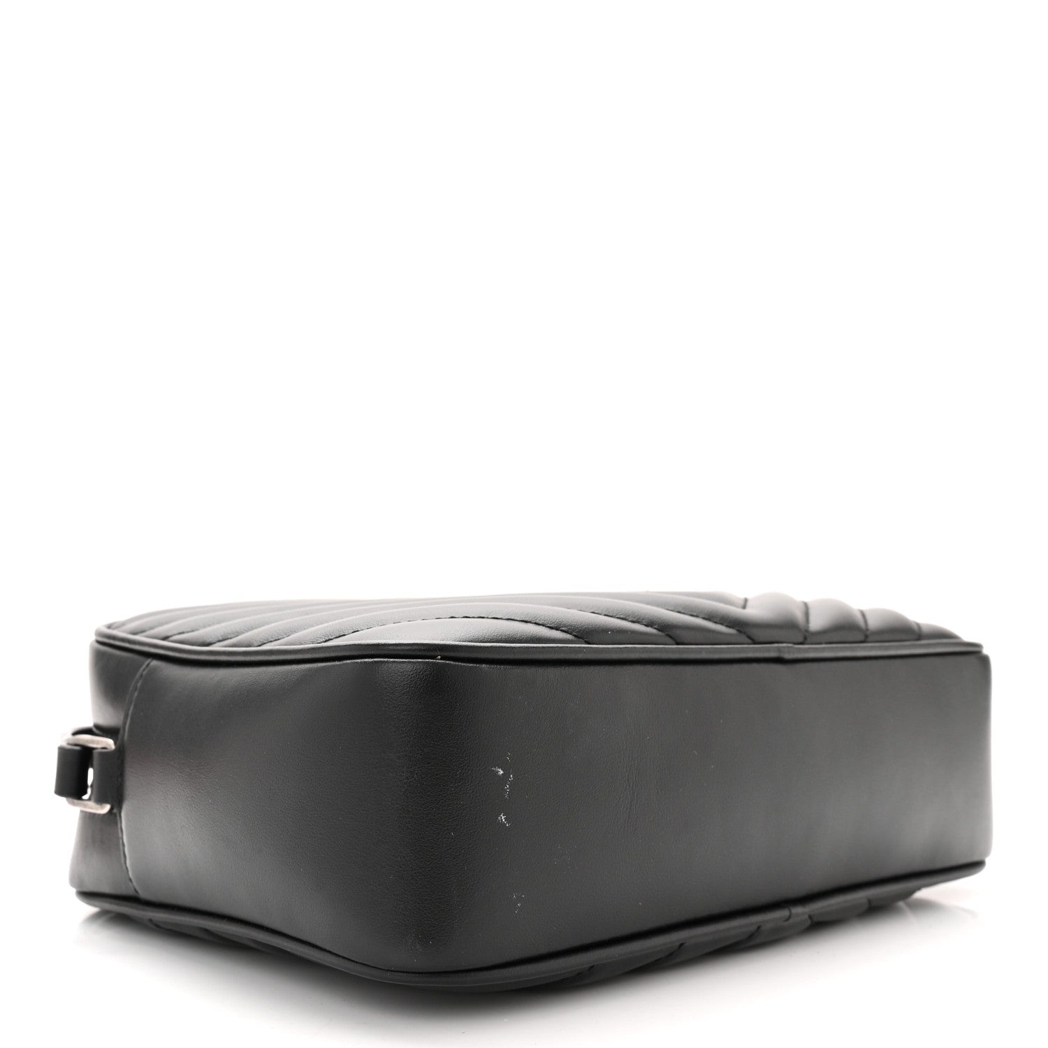 Saint Laurent Calfskin Matelasse Monogram Lou Camera Bag Black 4 of 10