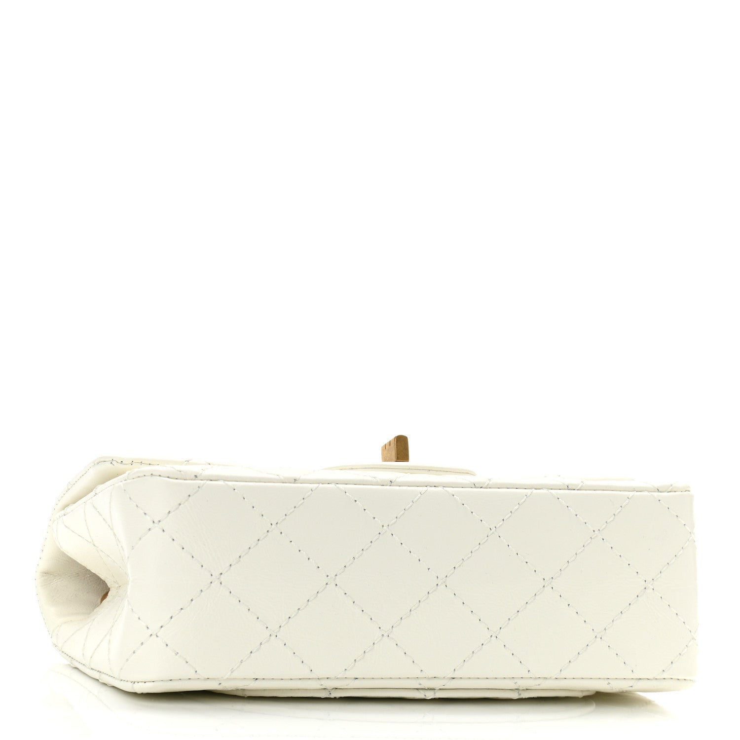 Chanel Aged Calfskin Quilted 2.55 Reissue Mini Flap White 4 of 11