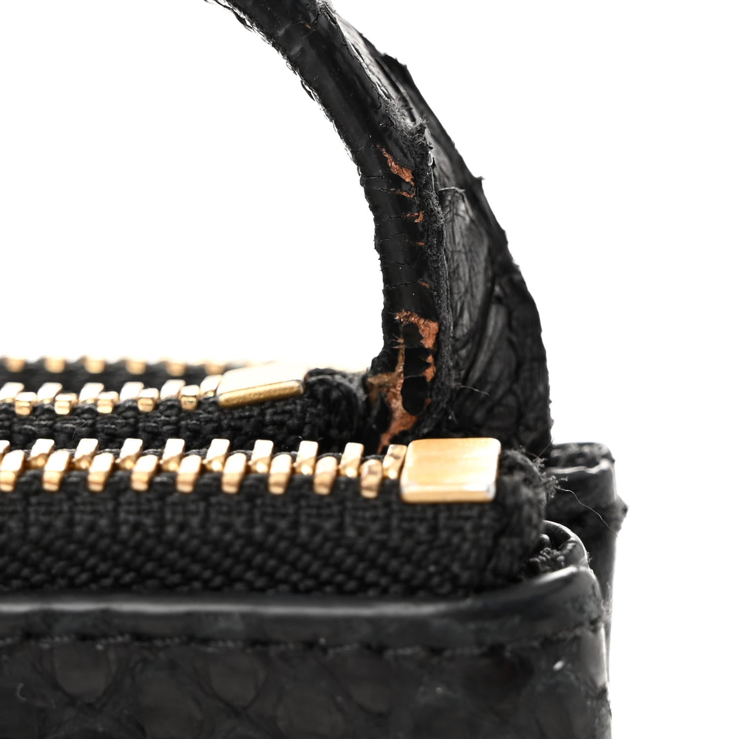 Celine Snakeskin Small Trio Crossbody Bag Black 15 of 15