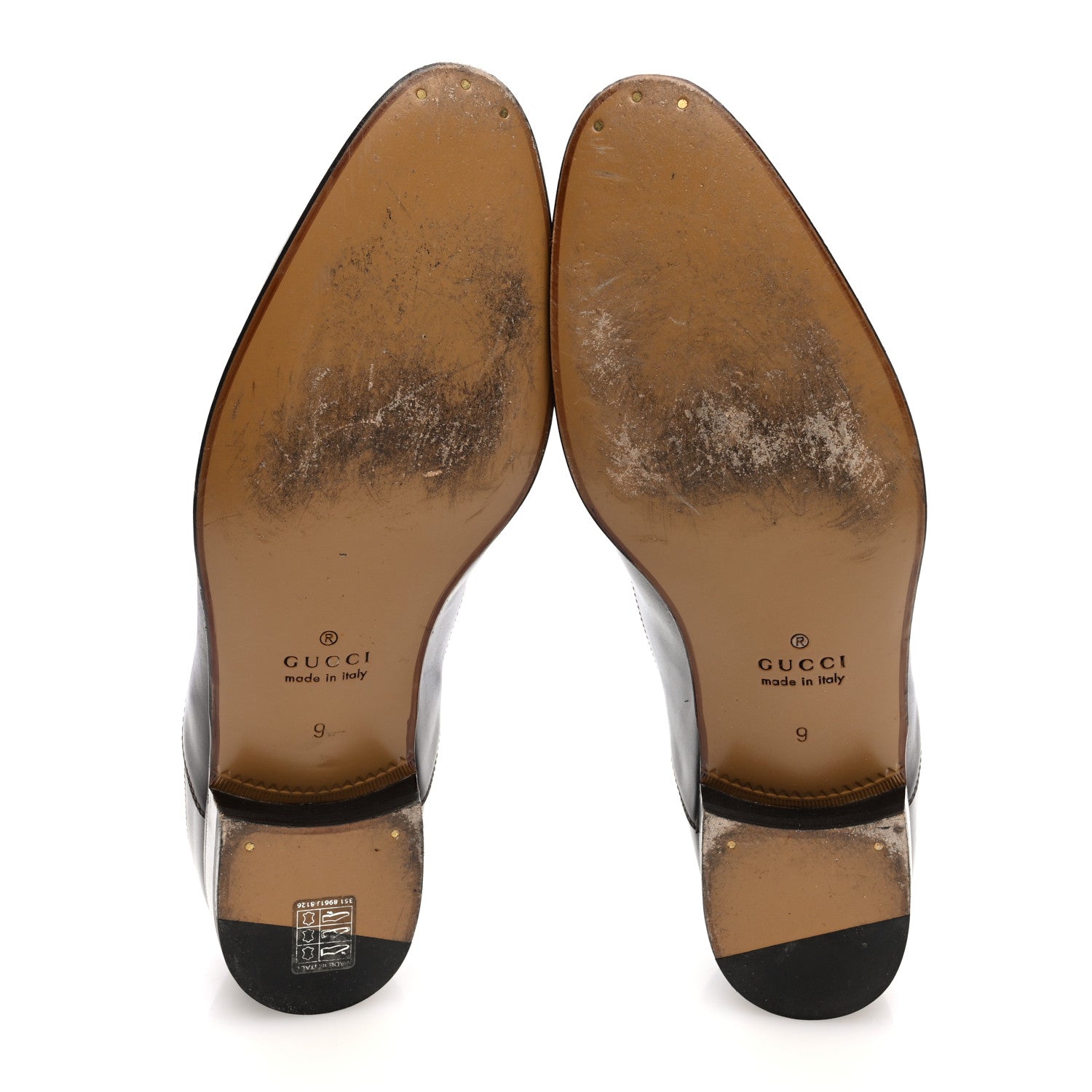 Gucci New Waxed Calfskin Supersofty Oxfords 9 Cocoa Brown Sugar 6 of 9