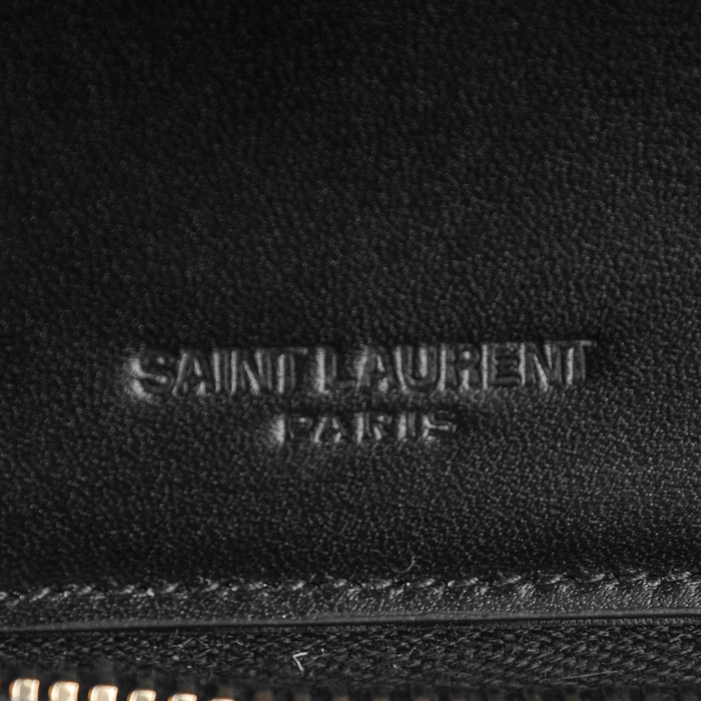 Calfskin Classic Zip Around Wallet Black
