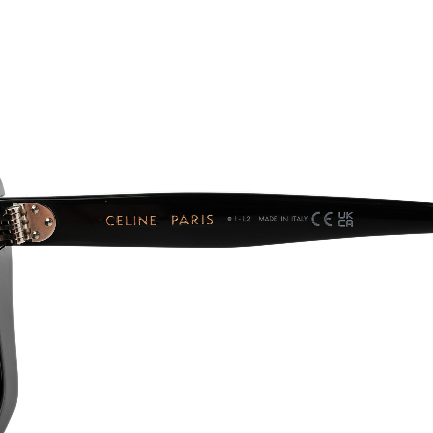 Celine Acetate Cat Eye Sunglasses CL40187I Black 6 of 7