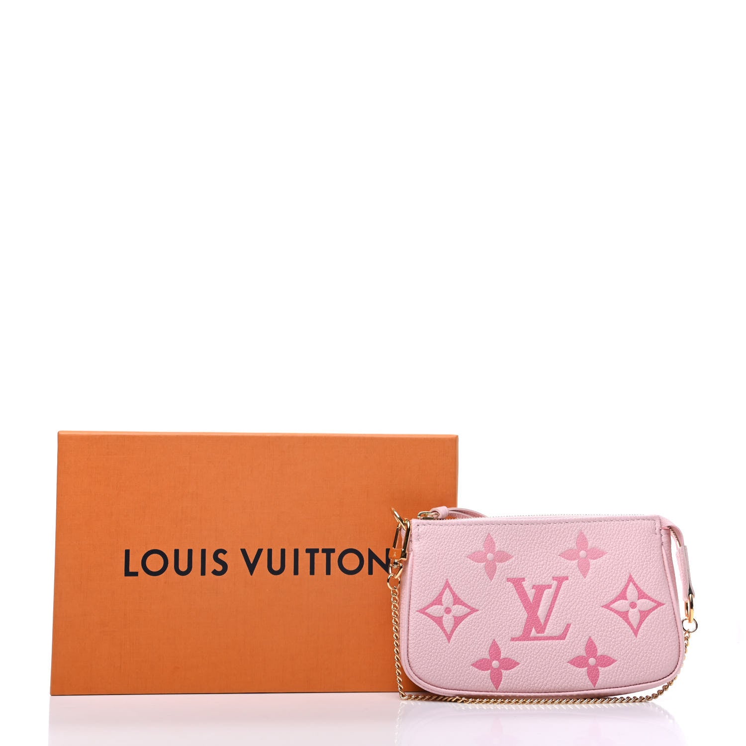 Louis Vuitton Empreinte Monogram Giant By The Pool Mini Pochette Accessories Bouton De Rose 9 of 9