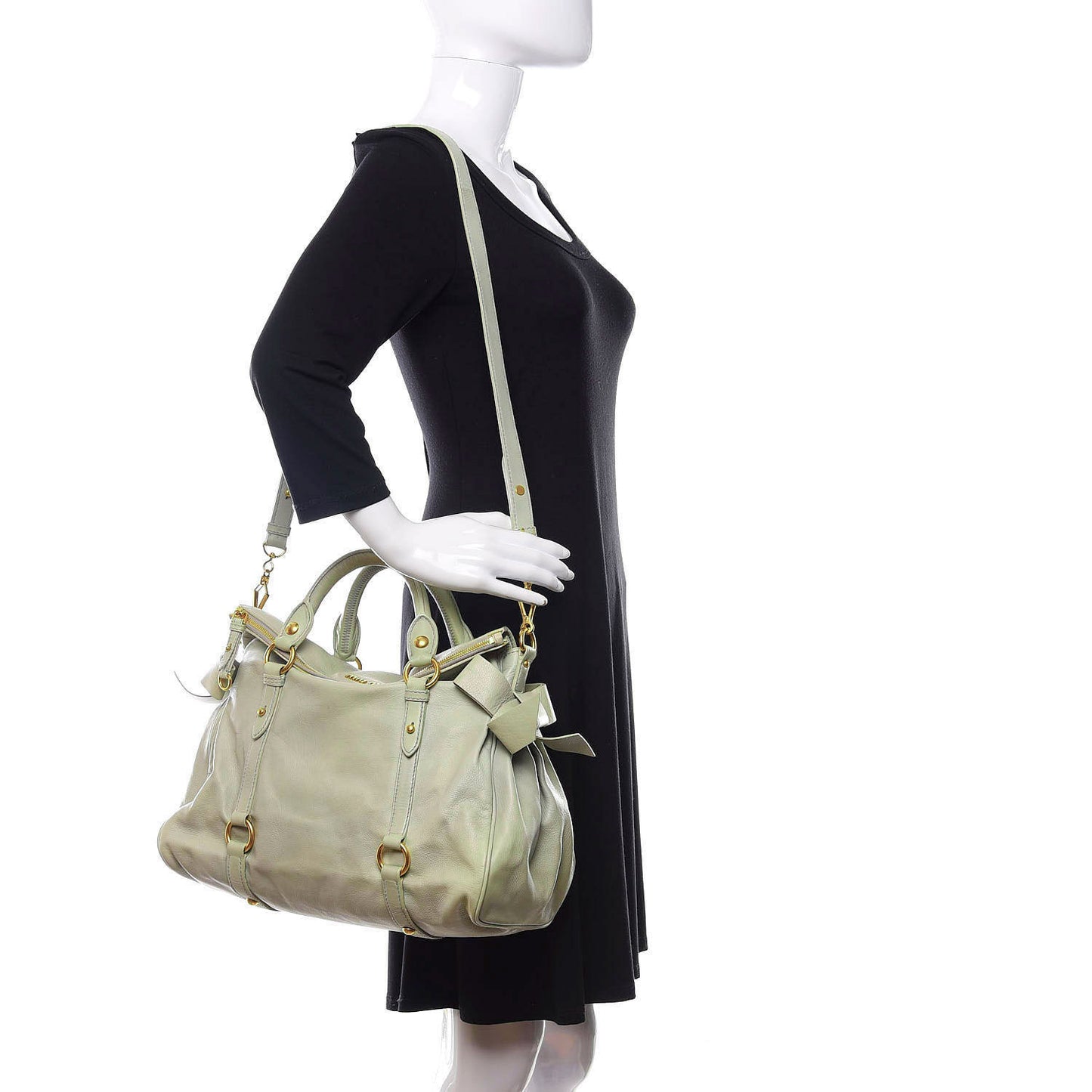 Vitello Bow Bag Nube