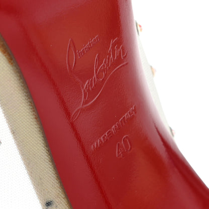 Christian Louboutin Rete Patent Crystal Strass Follies 100 Pumps 40 Version AB 5 of 7