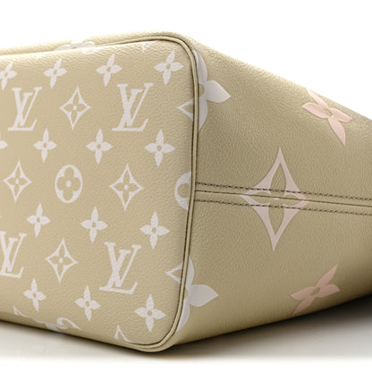 Louis Vuitton Monogram Giant Spring In The City Neverfull MM Sunset Kaki 10 of 10