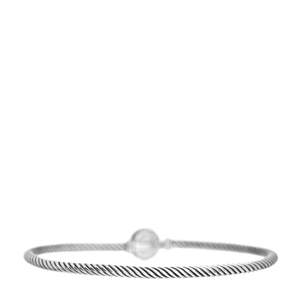 David Yurman Sterling Silver Amethyst 3mm Chatelaine Bracelet 3 of 4