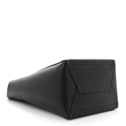 Celine Soft Grained Calfskin Sangle Bucket Bag Navy Blue 4 of 8