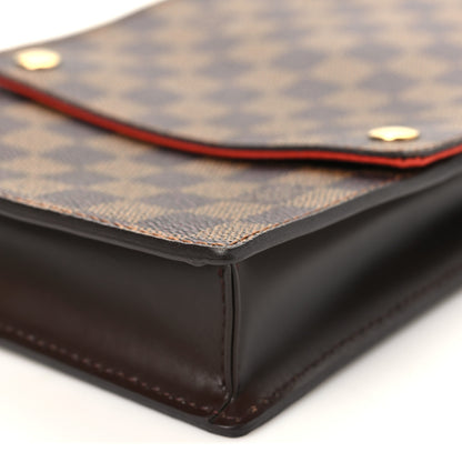 Louis Vuitton Damier Ebene Portobello Travel Shoulder Bag 9 of 10