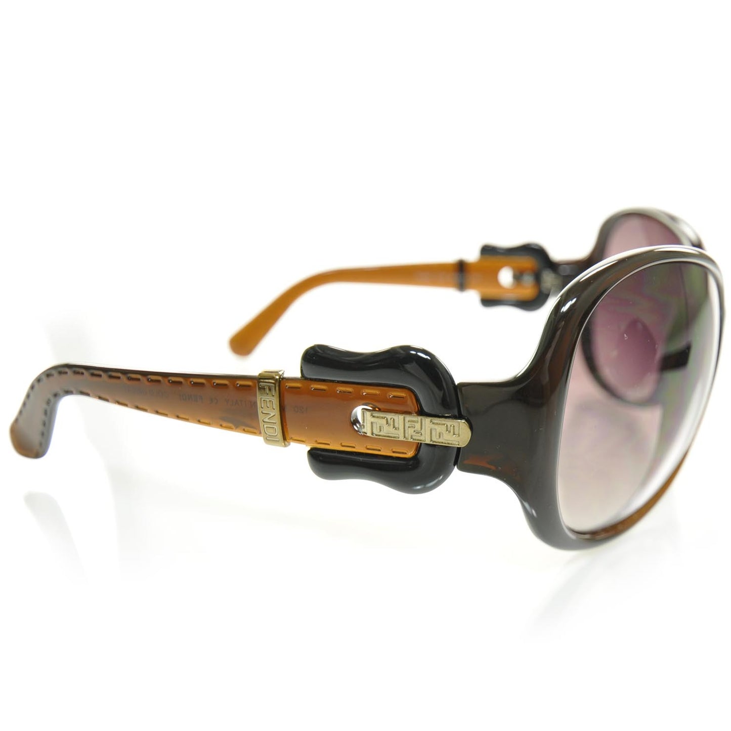 B Buckle Sunglasses FS382 Brown