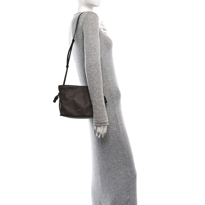 Loewe Calfskin Mini Flamenco Knot Clutch Chocolate 2 of 10