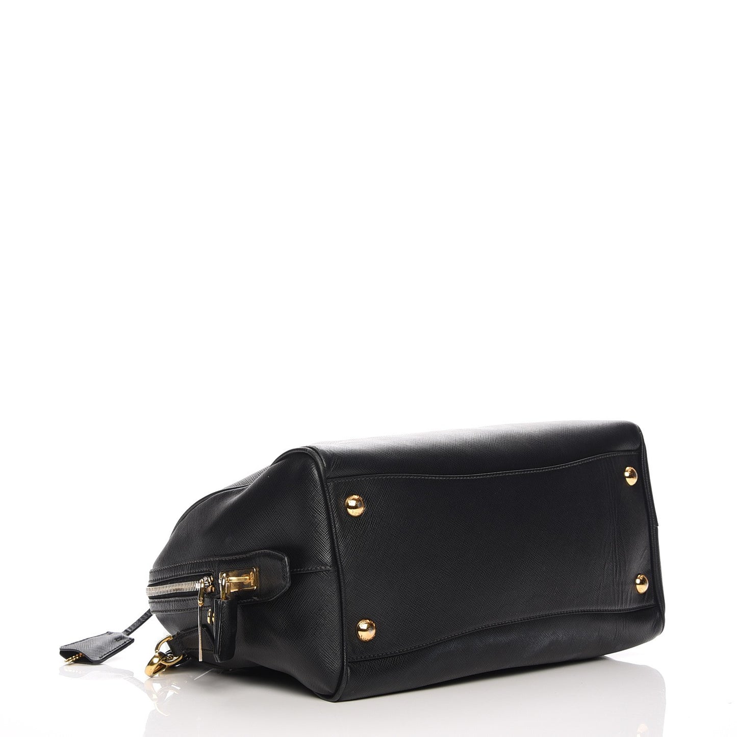 Saffiano Lux Bowler Black