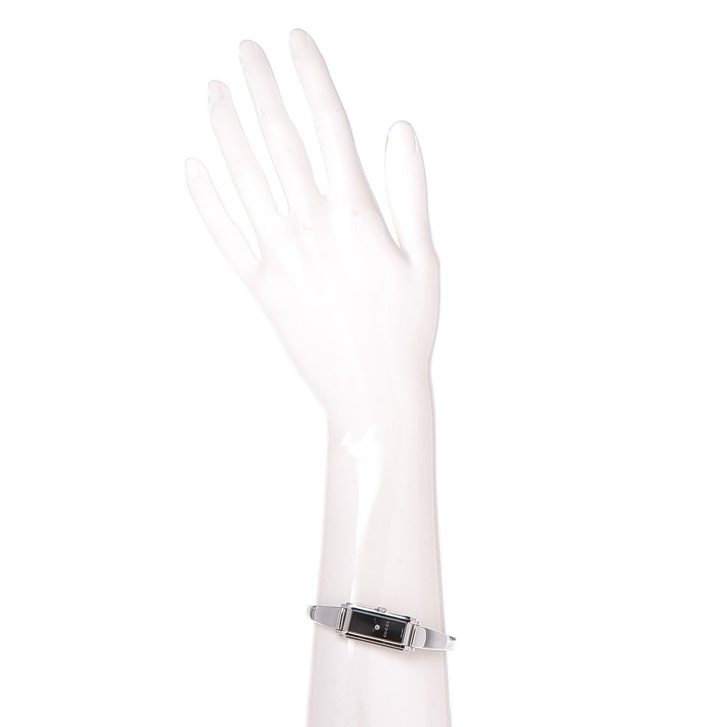 Stainless Steel 12mm 1500L Horsebit Quartz Watch Black