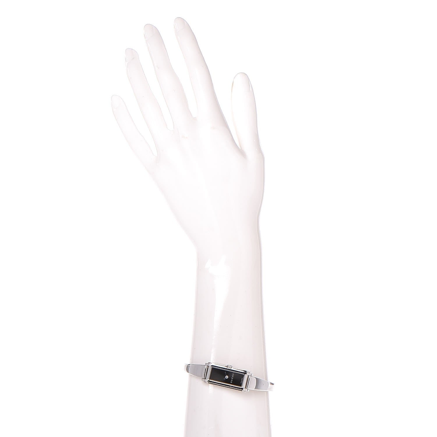 Gucci Stainless Steel 12mm 1500L Horsebit Quartz Watch Black 2 of 7