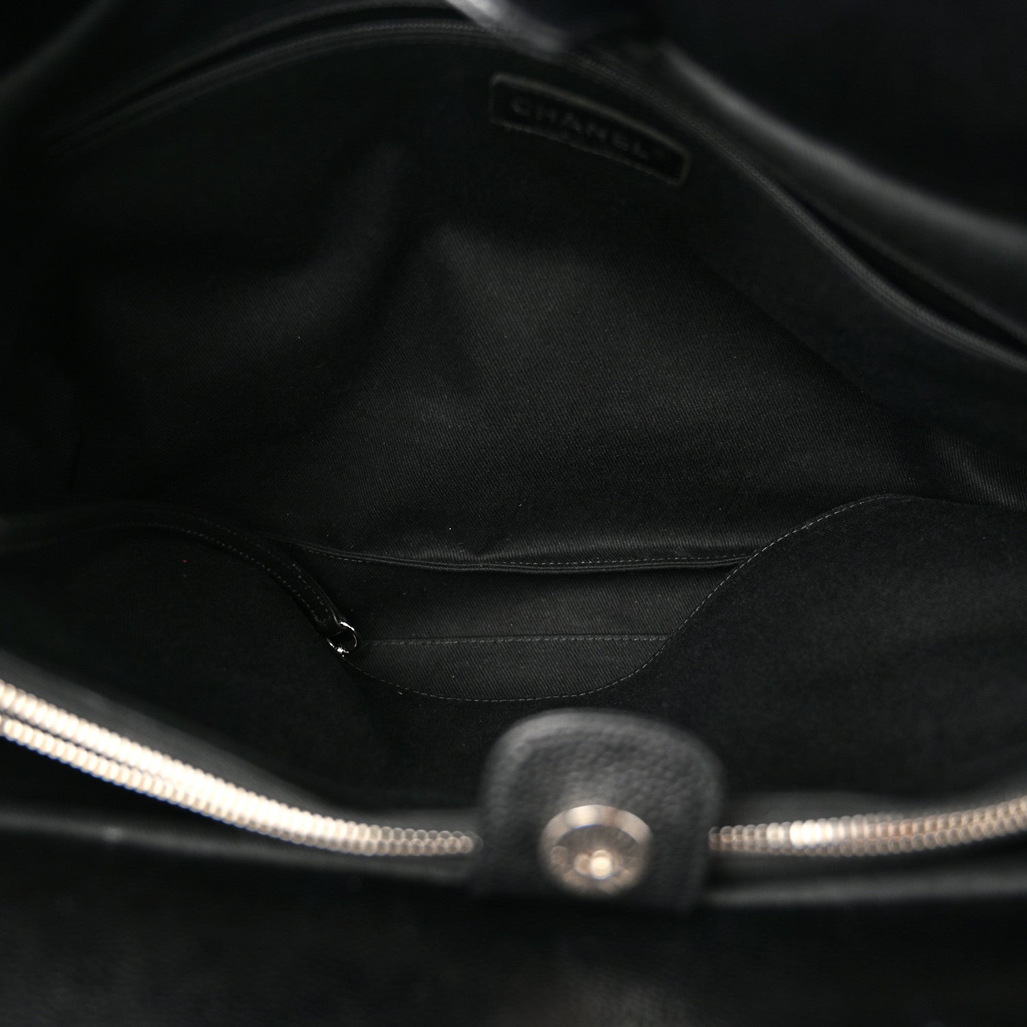Chanel Caviar Large Soft CC Top Handle Tote Black 5 of 11