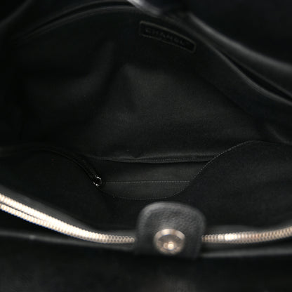Chanel Caviar Large Soft CC Top Handle Tote Black 5 of 11