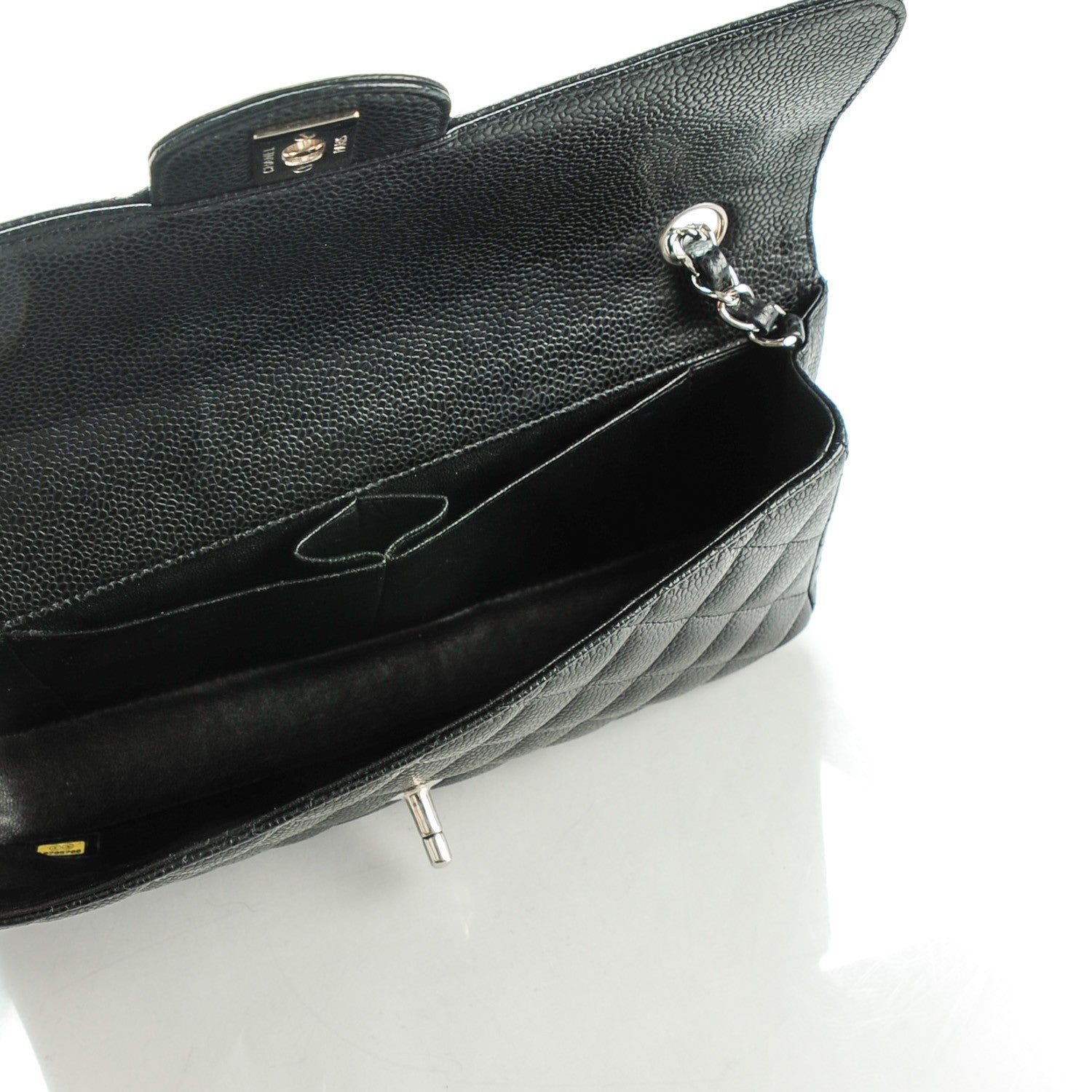 Chanel Caviar Quilted East West Flap Black 5 of 9