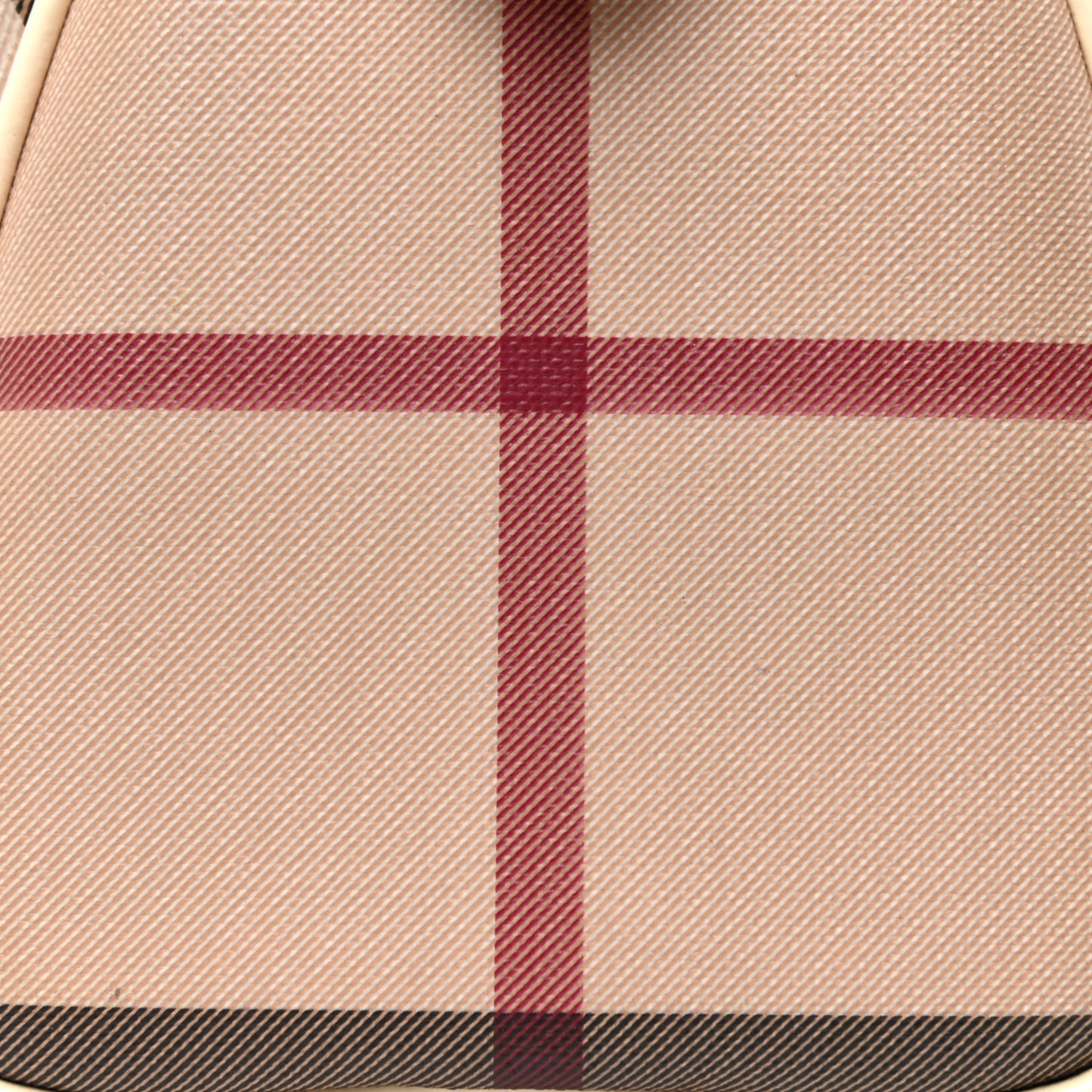 Supernova Check Patent Mini Chester Bowling Bag White