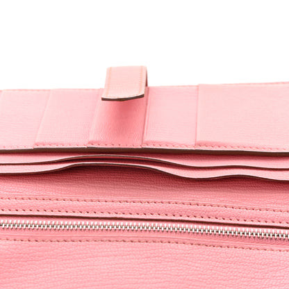 Hermes Chèvre Mysore Bearn Gusset Wallet 5P Pink 8 of 14