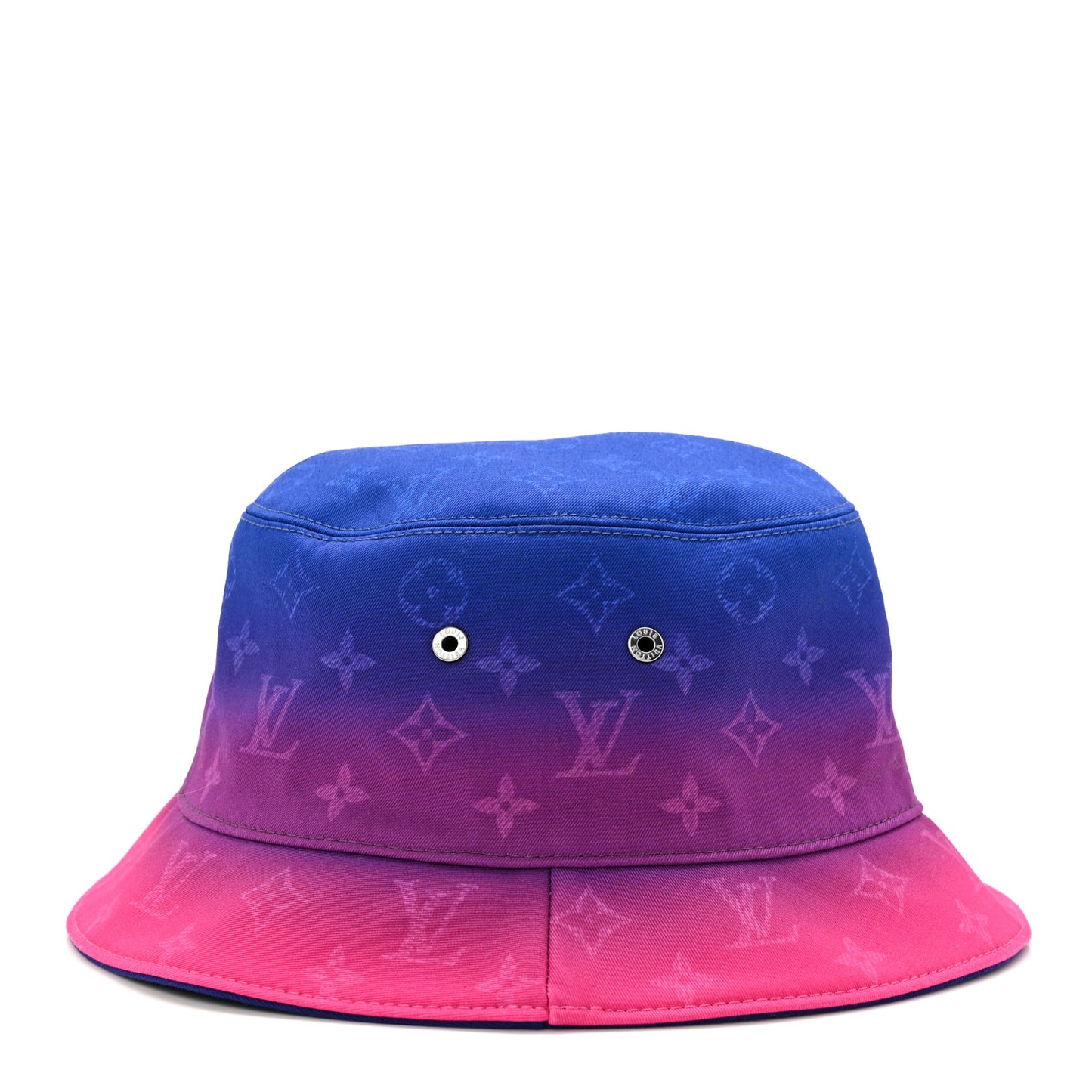 Monogram Illusion Reversible Bucket Hat M Pink Purple