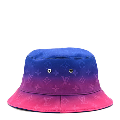 Louis Vuitton Monogram Illusion Reversible Bucket Hat M Pink Purple 8 of 15