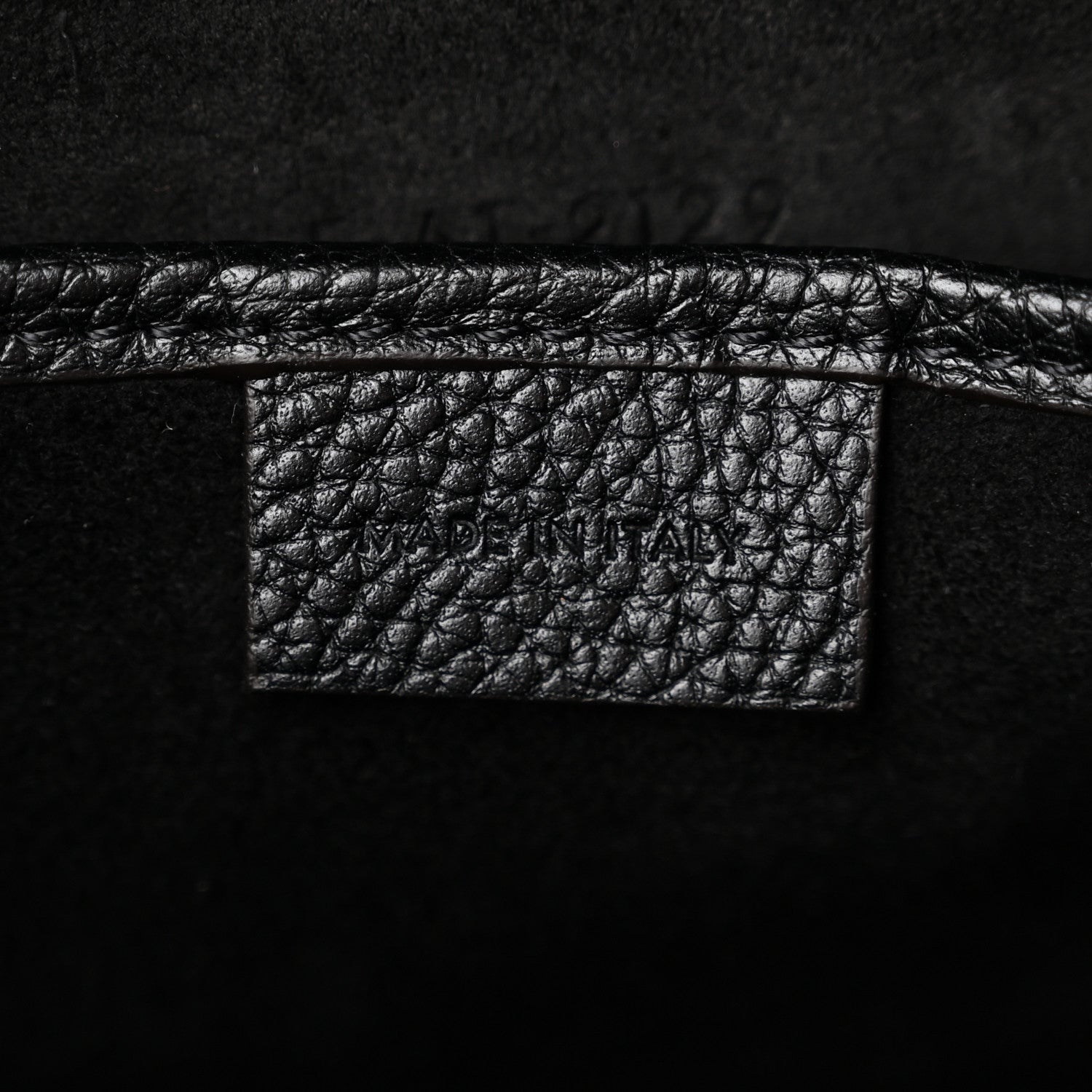 Celine Drummed Calfskin Nano Luggage Black 7 of 11