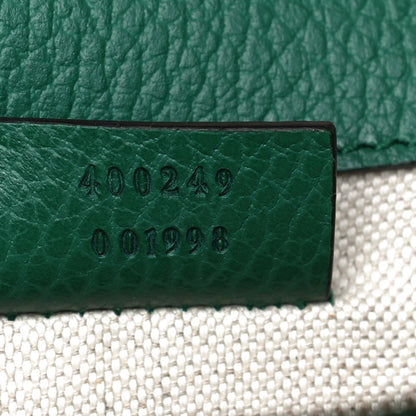 Gucci Pebbled Calfskin Small Dionysus Shoulder Bag Emerald 8 of 14