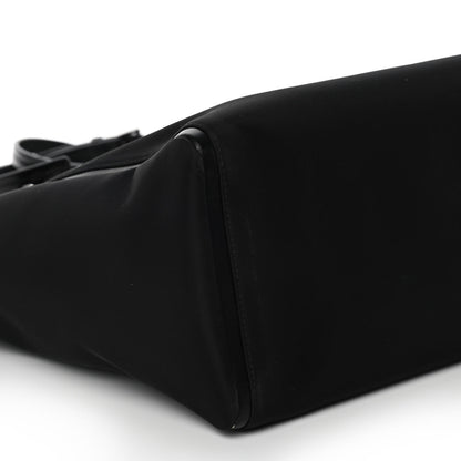 Prada Tessuto Nylon Spazzolato Small Ouverture Top Handle Bag Black 7 of 11