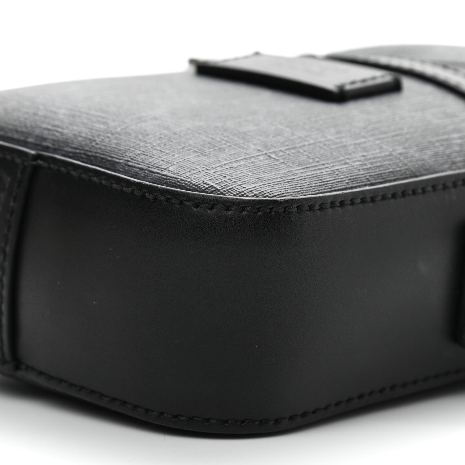 Gucci GG Supreme Monogram Appia Calfskin Web Small Camera Messenger Bag Black Grey 10 of 10