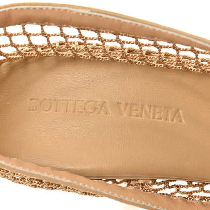 Bottega Veneta Mesh Nappa Chunky Chain Sandals 37 Beige Pony 11 of 12