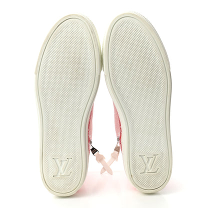 Louis Vuitton Monogram Giant Stellar Sneaker Boots 38 Rose Rouge 5 of 10