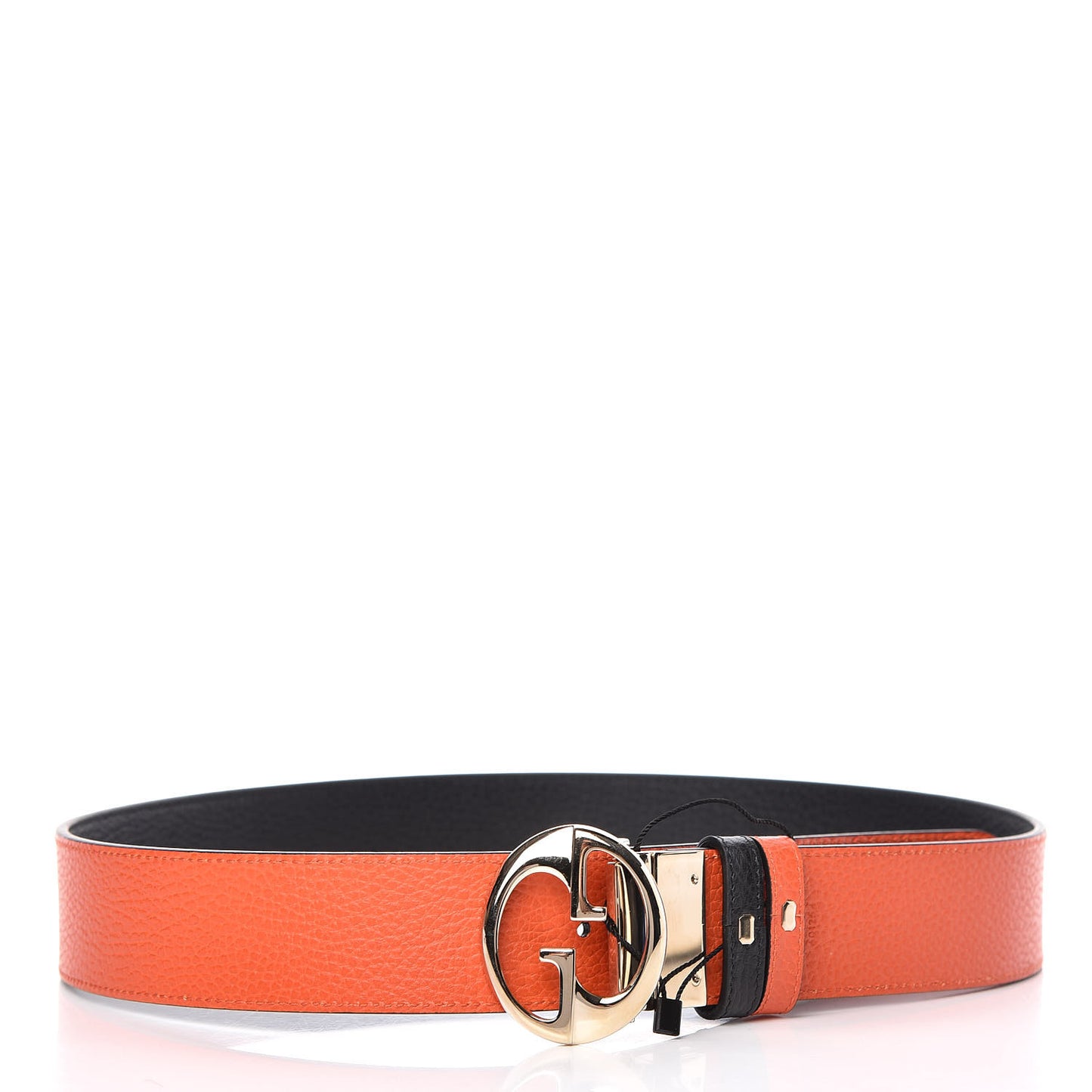 Calfskin 1973 Reversible Belt 90 36 Orange Black