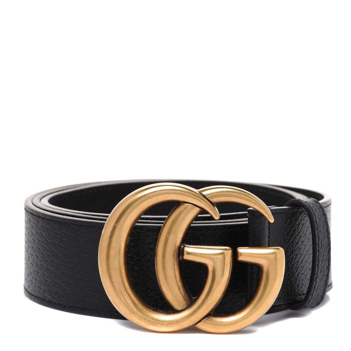 Textured Calfskin Double G 40mm Belt 105 42 Black