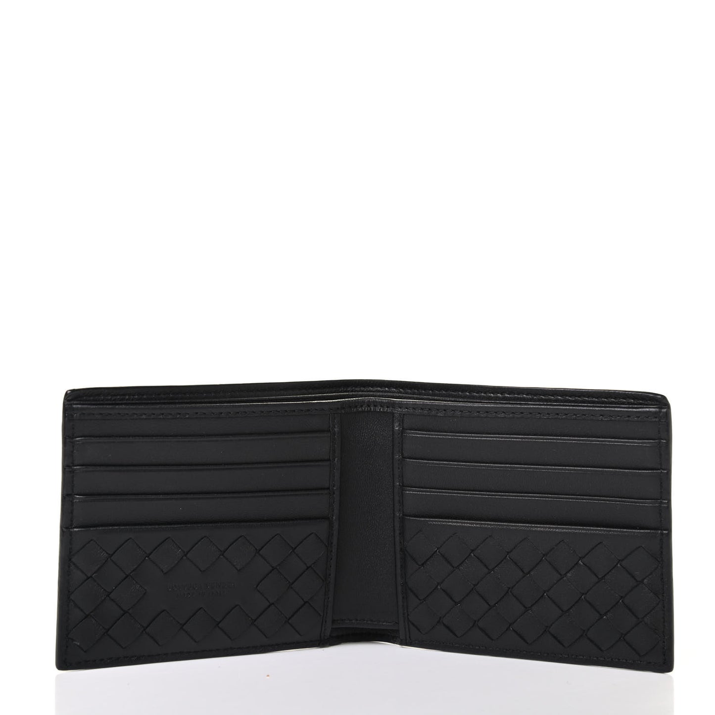 Nappa Embellished Bi-Fold Wallet Black Multicolor