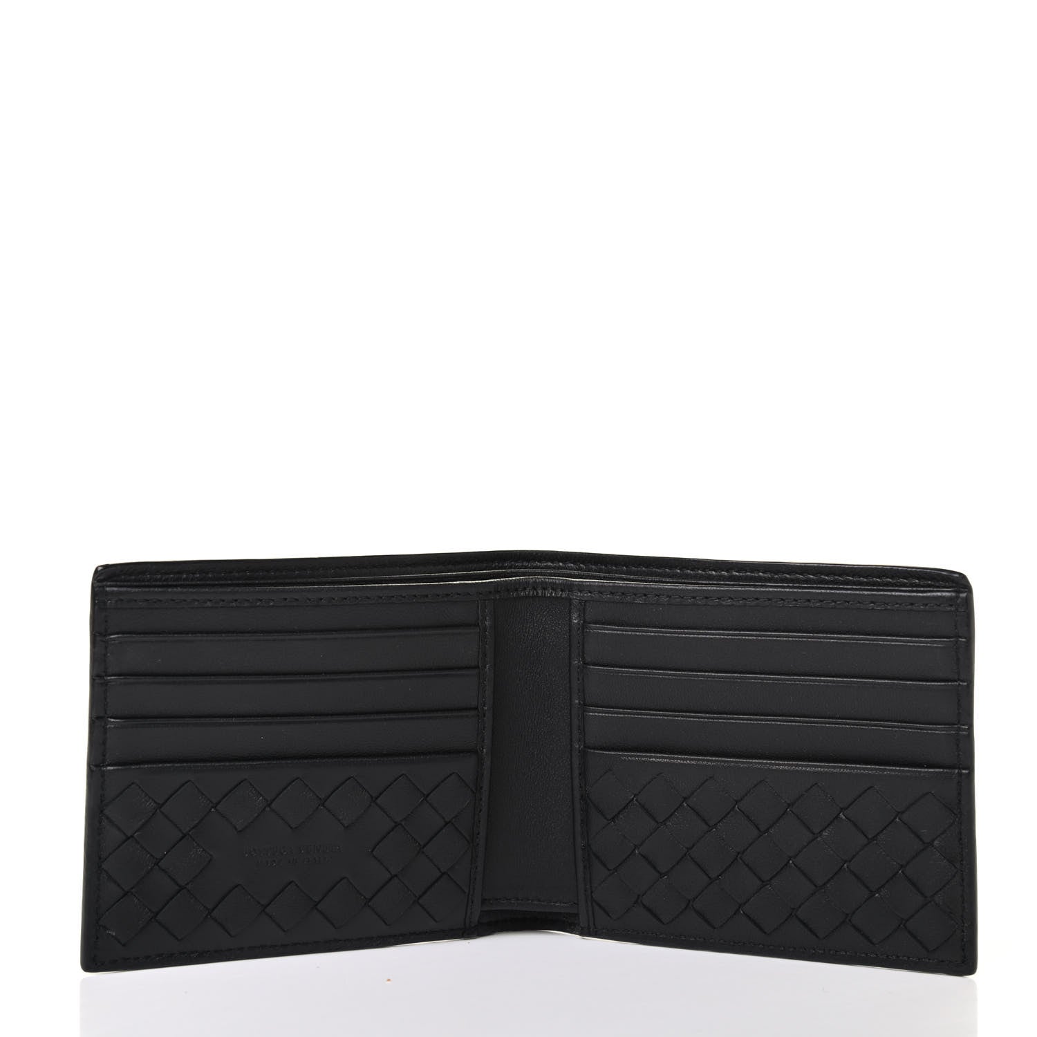Bottega Veneta Nappa Embellished Bi-Fold Wallet Black Multicolor 4 of 4