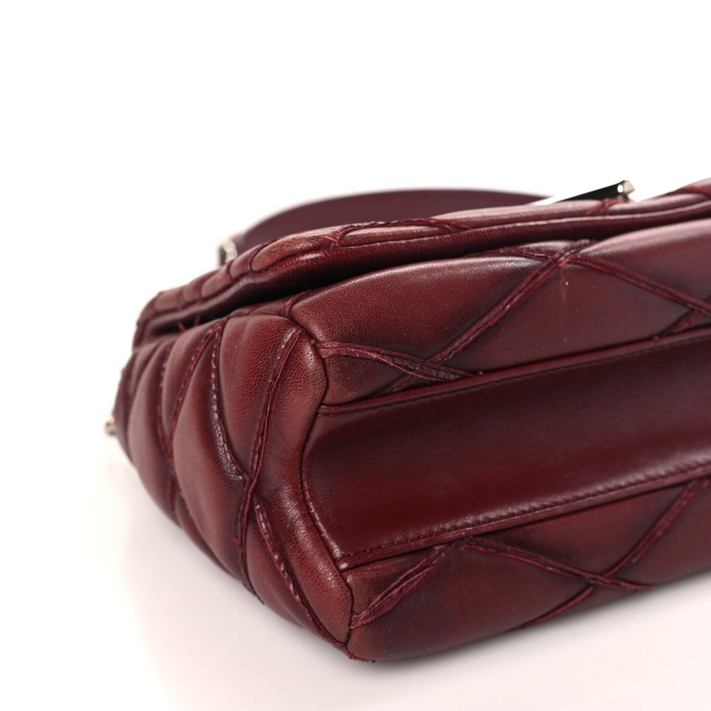 Lambskin Malletage GO-14 PM Bordeaux