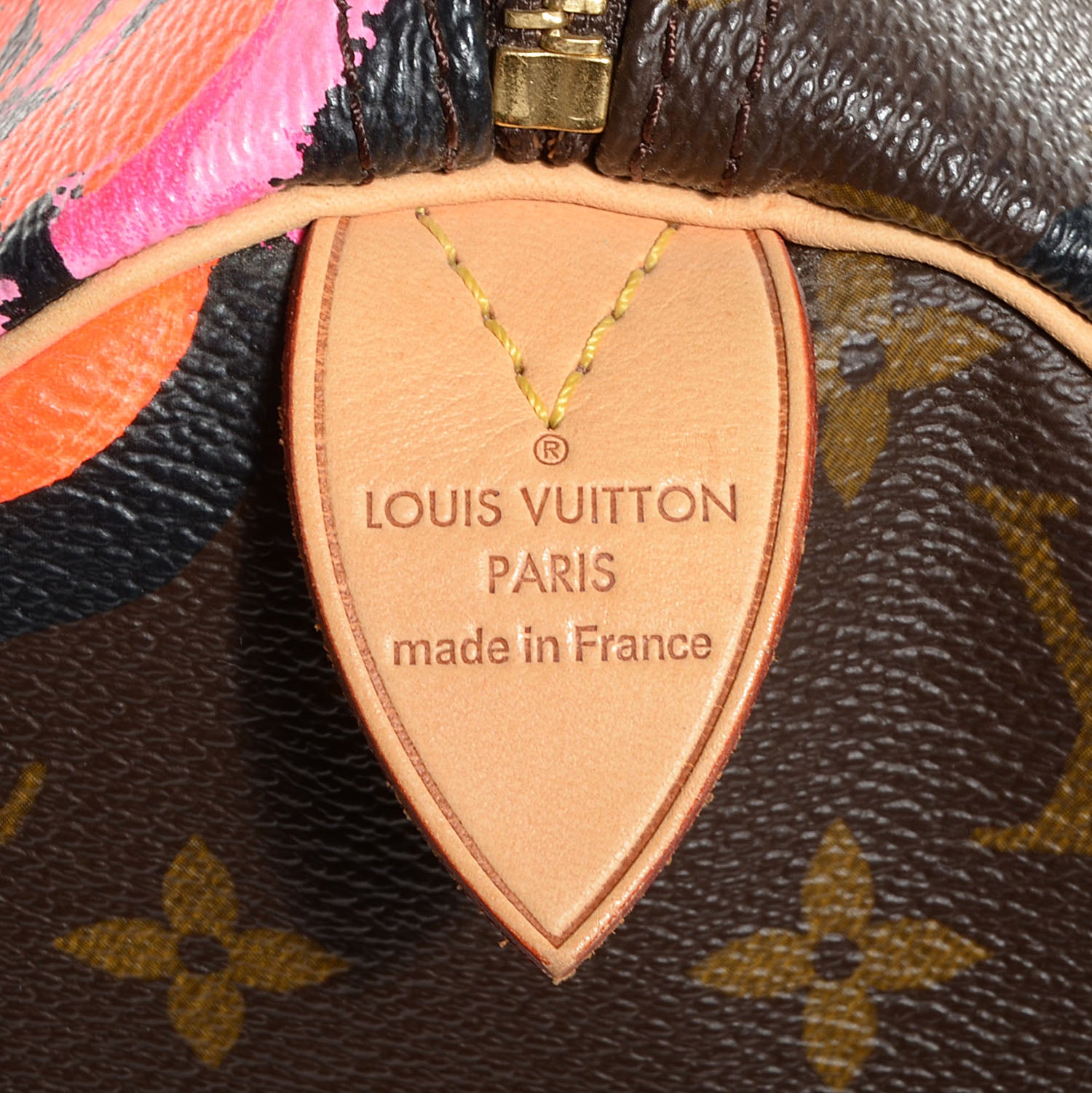 Louis Vuitton Monogram Roses Speedy 30 6 of 7