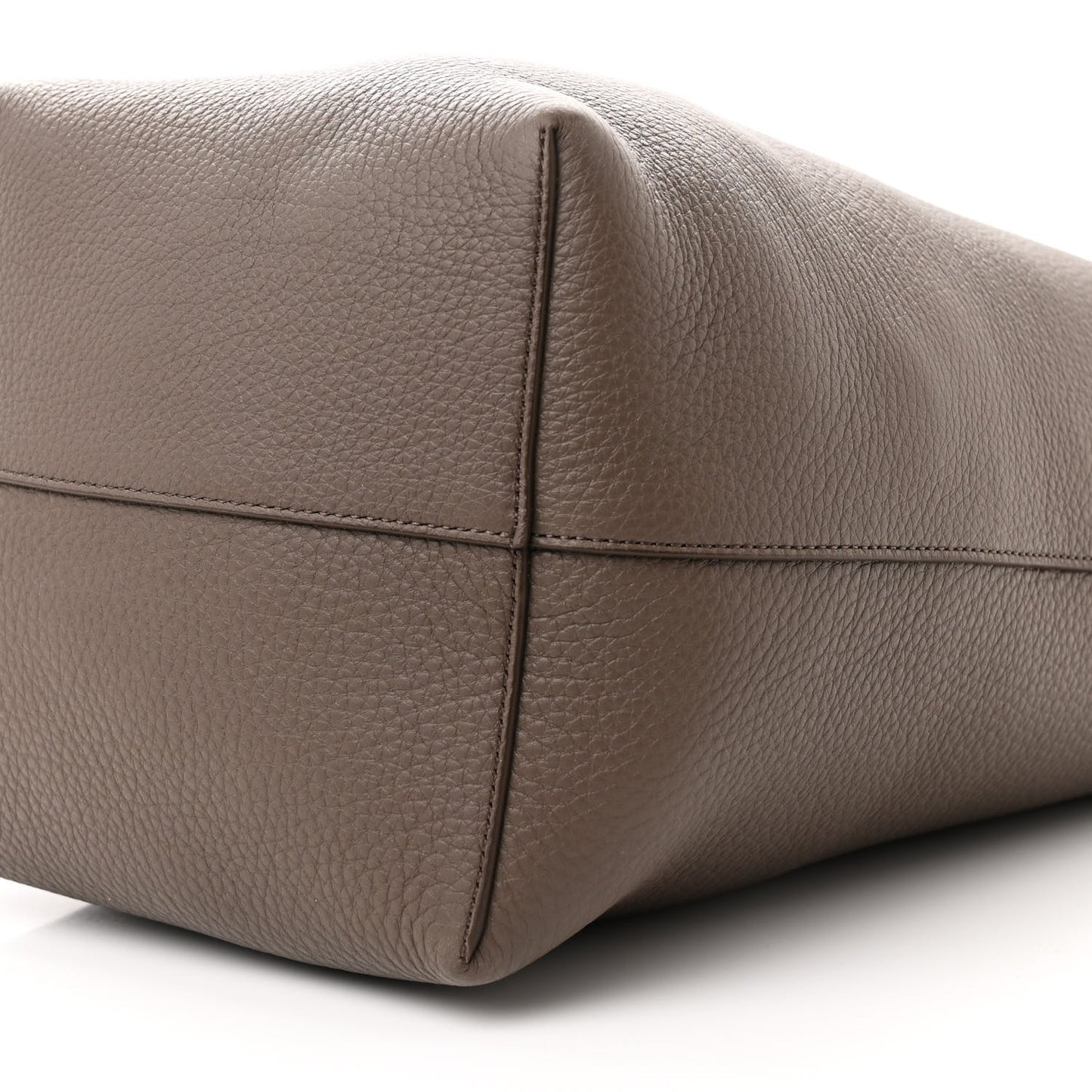Grained Calfskin Medium N/S Park Tote Taupe