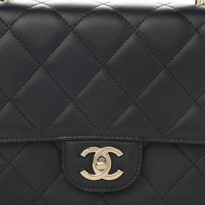 Chanel Calfskin Quilted Coco Lady Flap Black 8 of 14