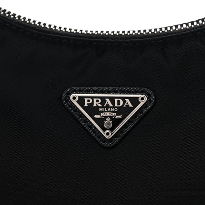 Prada Nylon Re-Edition 2005 Shoulder Bag Black 9 of 13