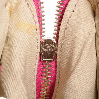 Valentino Garavani Vitello Rockstud Dome Shopper Pink 8 of 8