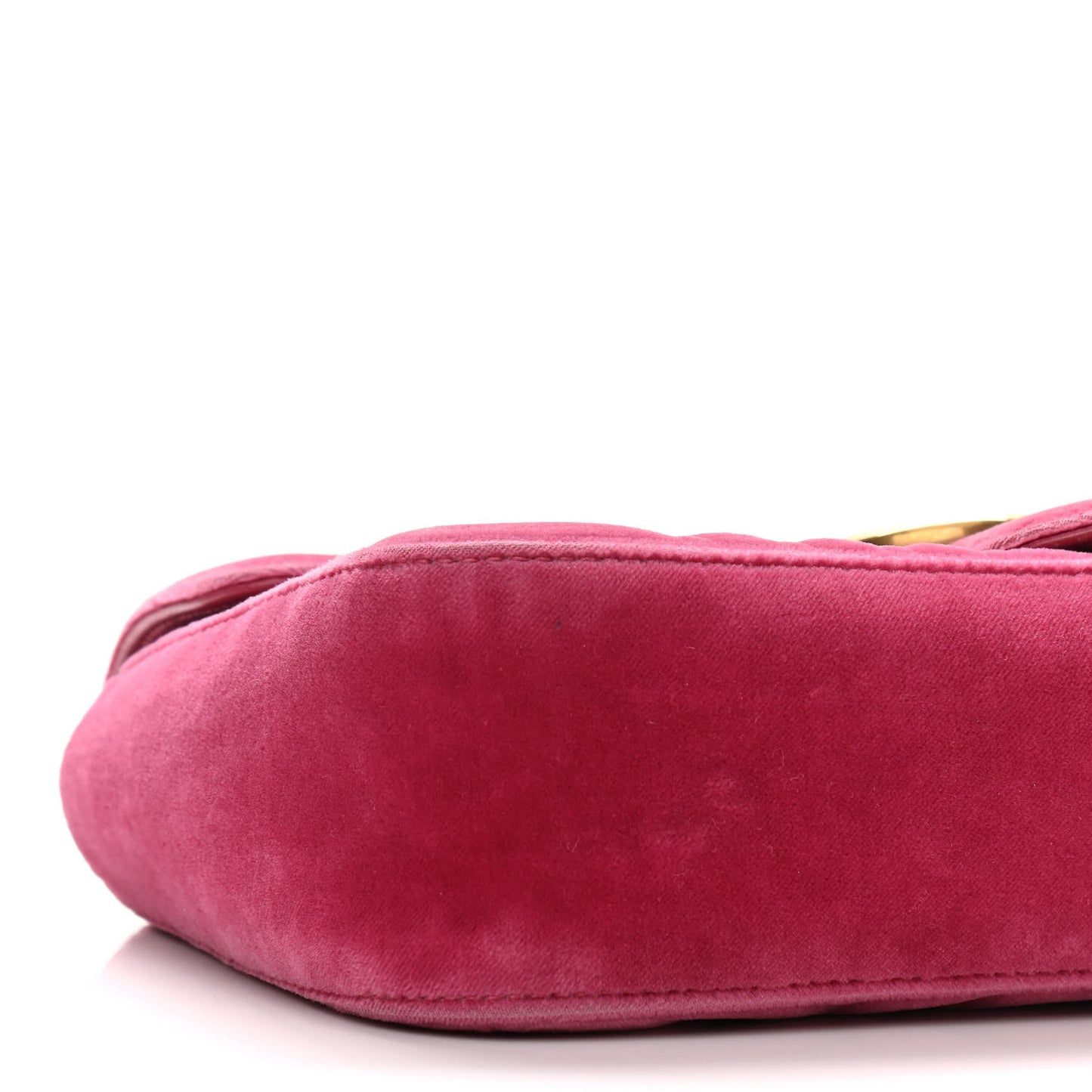Velvet Matelasse Small GG Marmont Shoulder Bag Light Raspberry Rose